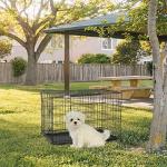 Small Dog Crate with Double Doors and Divider