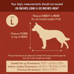 Large Rolling Plastic Dog Crate by SportPet Designs