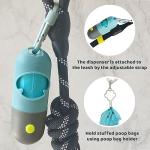LED Flashlight Dog Poop Bag Dispenser with Clip