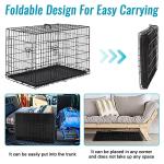 Small Dog Crate with Double Doors and Divider