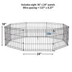 MidWest Folding Metal Dog Exercise Pen, 16 Sq Ft