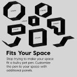 IRIS 24" Indoor Puppy Playpen - Black