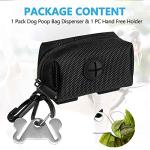 Dog Waste Bag Dispenser with Zipper Pouch