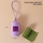 Dog Poop Bag Holder for Leash - 2 Pack
