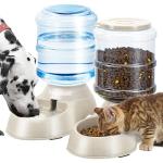 2 Pack Automatic Pet Feeder and Water Dispenser