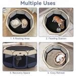 Portable Indoor Dog Playpen for Small Dogs