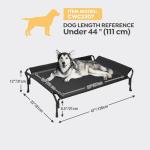Veehoo Cooling Elevated Dog Bed with Headrest