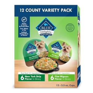 Blue Buffalo Small Breed Wet Dog Food Variety Pack