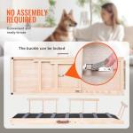 VEVOR Adjustable Folding Dog Ramp for Beds