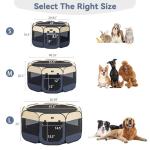 Portable Indoor Dog Playpen for Small Dogs