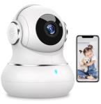 Litokam 2K Indoor Pet Security Camera with Night Vision