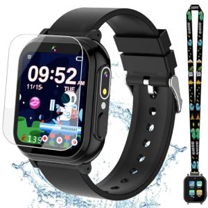 Waterproof Smartwatch for Kids with Games & Music