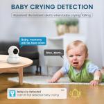 Litokam 2K Indoor Pet Security Camera with Night Vision