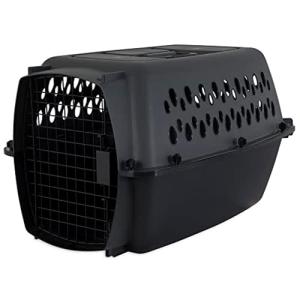 Petmate Dog Kennel 24" - Dark Gray & Black