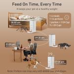 Automatic Dog Feeder for Multiple Pets, 7L