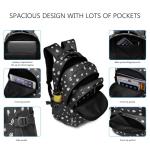 Dog Paw Printed Backpack Set with Lunch Bag