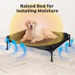 Veehoo Elevated Cooling Dog Bed for Large Dogs