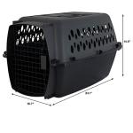 Petmate Dog Kennel 24" - Dark Gray & Black