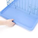 Carlson Compact Blue Single Door Dog Crate