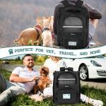 PetAmi Ventilated Dog Backpack Carrier - Black