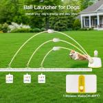 HETOO Automatic Dog Ball Launcher with 6 Balls