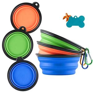 Collapsible Silicone Dog Bowl for Travel and Food