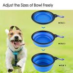 Collapsible Silicone Dog Bowl for Travel and Food
