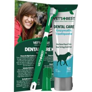 Vet's Best Dog Dental Kit with Toothpaste & Brush