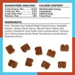 BIXBI All-Natural Bacon Dog Training Treats, 6 oz