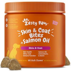 Zesty Paws Salmon Oil Chews for Dogs