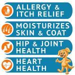 Omega 3 Fish Oil Chews for Dogs - 180 Ct