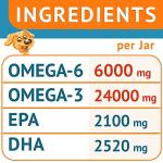 Omega 3 Fish Oil Chews for Dogs - 180 Ct