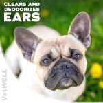 VetWELL Ear Cleaner for Dogs and Cats - 8 oz