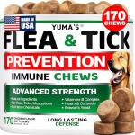 Natural Flea and Tick Chews for Dogs - 170 Treats