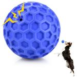 Indestructible Squeaky Dog Ball for Aggressive Chewers