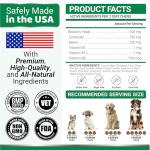 Natural Flea and Tick Chews for Dogs - 170 Treats
