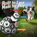 World Cup Soccer Ball Dog Toy with Straps