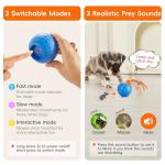 Touch Activated Interactive Dog Ball Toy