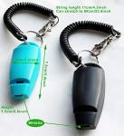Dog Training Clicker Whistle with Wrist Strap