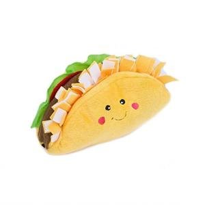 ZippyPaws Taco Plush Squeaky Toy for Dogs