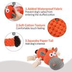 Indestructible Squeaky Plush Toy for Aggressive Chewers