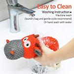 Indestructible Squeaky Plush Toy for Aggressive Chewers