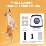 Silent Automatic Dog Ball Launcher with Remote Control