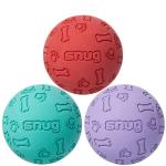 Durable Rubber Dog Balls - 3 Pack for Small Dogs