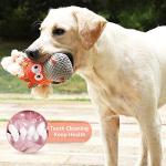Indestructible Squeaky Plush Toy for Aggressive Chewers