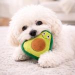 18 Pack Cute Plush Dog Squeaky Toys