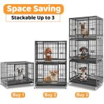 Heavy Duty 37-Inch Stackable Dog Crate