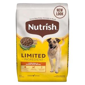 Nutrish Lamb Meal & Brown Rice Dog Food 14 lb