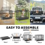 Heavy Duty 37-Inch Stackable Dog Crate