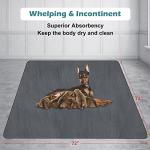 Extra Large Washable Dog Pee Pads, 72"x72